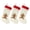 10 Gingerbread Man, variant on BambooMN 1 Pc Set 18" Classic Hand Embroidered Sequined Cute Animal Chirstmas Stocking, 02 Penguin