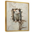 thumbnail image 2 of Designart "Minimalist Rodent Charm I" Rodent Floater Framed Canvas Prints, 2 of 5