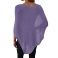 thumbnail image 6 of Womens Sheer Knit Poncho Crochet Summer Tops See Through Mesh Spring Sweaters Beach Cover Ups for Women 2026, One Size, 6 of 8