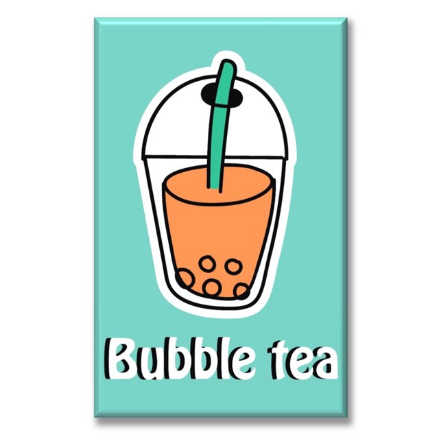 Cuadro Canva Listo Para Colgar Tipo Galería Bubble Tea 60X90 cm