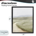 thumbnail image 4 of Stupell Industries Contemporary Green Pasture Quiet Landscape Black Floating Frame Canvas Art, 17 x 21, by Michael Marcon, 4 of 8