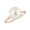 Rose Gold, variant on Solitaire South Sea Pearl Ring in Yellow Gold Plated / 925 Sterling Sliver Women's Statement Ring for Wedding Anniversary June Birthstone Jewelry, 8MM Ring Size:5