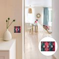 thumbnail image 7 of Yayeee Toggle Light Switch Wall Plate 2-Gang 4.56"x4.48" Decorative Outlet Cover, Vibrant Green Tartan Pattern, 7 of 7