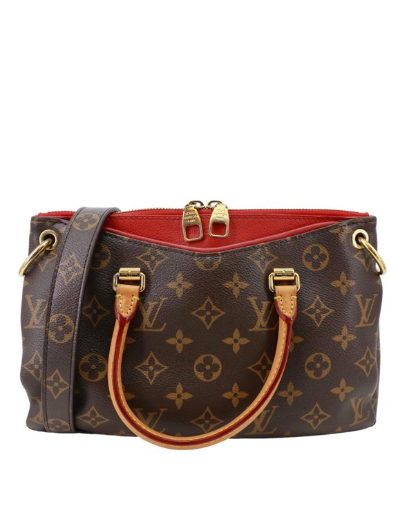 Pre-Owned Louis Vuitton Pallas BB Monogram Canvas Shoulder Bag Brown