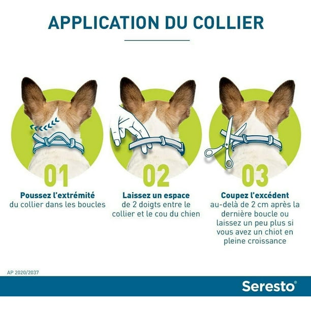 Collar antipulgas impermeable Wdftyju 2 piezas 70 cm para perro grande
