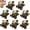 8pcs*25mm, variant on Pyrite Tortoise Kachhua, Crystal Turtle, Mini Healing Crystal Stone Decor for Office, Desk Home (2Pcs*25mm)