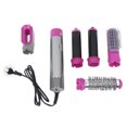 thumbnail image 1 of Varita para rizar el cabello, rizador de cabello multifuncional 5 en 1 con succión automática para diferentes peinados, enchufe europeo de 220V, 1 of 10
