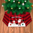 thumbnail image 2 of Diconna Christmas Tree Skirt Santa Claus Letter Print Decorative Apron, 2 of 6