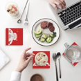 thumbnail image 1 of RYLABLUE Merry Christmas Santa Claus Set of 4 Coaster for Drinks, Absorbent Ceramic Stone Coasters Cup Mat with Cork Base for Home Kitchen Room Coffee Table Bar Decor, 1 of 4