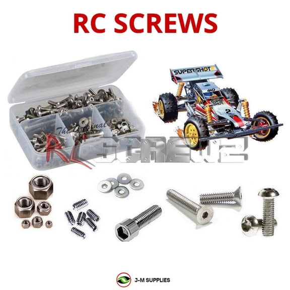 RCScrewZ Stainless Steel Screw Kit tam097 for Tamiya Super Shop Vintage RC Car | SET