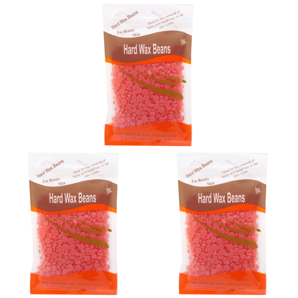 Frijoles Cera Dura Depilatoria 100 G Corporal para Hombres Y Mujeres (fresa)