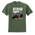 thumbnail image 2 of Wild Bobby, Ford Offroad Machine Classic Built Tough 4x4 Off Road, Cars and Trucks, Men Graphic Tee, Military Green, 4X-Large, 2 of 4