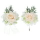 thumbnail image 1 of Conjunto de Corsage de Muñeca Beige y Boutonnières Uxcell, Corsage de Flores Artificiales para Boda Novia Novio Ceremonia Aniversario Baile Fiesta, 1 of 6