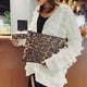 thumbnail image 5 of Sonducket Bolso De Estilo Simple Para Mujer - Bolso Multicolor Que Ahorra Espacio Bolsos De Mujer Monedero De Gran Capacidad Bolsas de mensajero y de hombro Leopardo marrón, 5 of 6