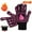 Pink, variant on Generic Heat Resistant BBQ Gloves (1472°F) - Heatproof Oven Mitts for Grilling, Smoking, Firepit - Food Grade Silicone Grip, Long Forearm Protection, Machine Washable