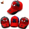 thumbnail image 4 of Bonita gorra de béisbol de Spiderman, accesorio de moda para niños de 3 a 7 años, sombrero para el sol de Spiderman, sombrero para niña, figura de anime, juguete, regalo para niños, 4 of 4