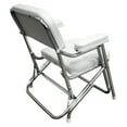 thumbnail image 3 of Wise 3316 Series Boaters Value Folding Deck Chair, White, 3 of 7