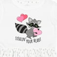 thumbnail image 4 of Inktastic Stealin' Your Heart Cute Raccoon Girls Toddler Dress, 4 of 5