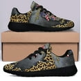 thumbnail image 3 of Wild Heart Gypsy Soul Leopard Skull Shoes Sneakers for Women Men Black Size 8.5, 3 of 7