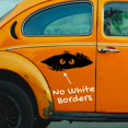 thumbnail image 3 of Car Bumper Sticker - Peeping Monster Funny Car Sticker Peel and Stick Waterproof Vinyl Decal - (Black), 3 of 5