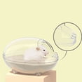 thumbnail image 2 of Pet Hamster Transparent Bathroom Splashproof Bath Sand Room House Pet Accessories For Chinchilla Hamster Golden Bear, 2 of 9