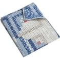 thumbnail image 4 of Greenland Home Fashions Cottage Cabin Finely Stitched Calico Throw Blanket, 4 of 6