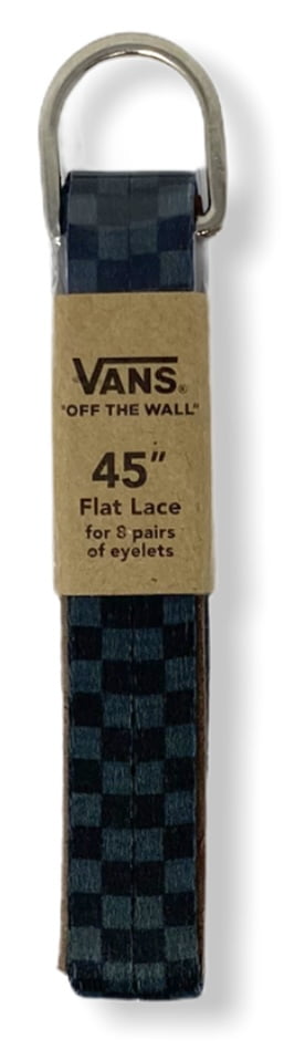 black checkered vans laces