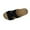 Black, variant on Sandals For Women 2025 Wedge Heel Open Toe Slip-on Peep Toe Slides Sandals Slippers Women Dressy Comfortable Summer Casual Sandals Beige 36