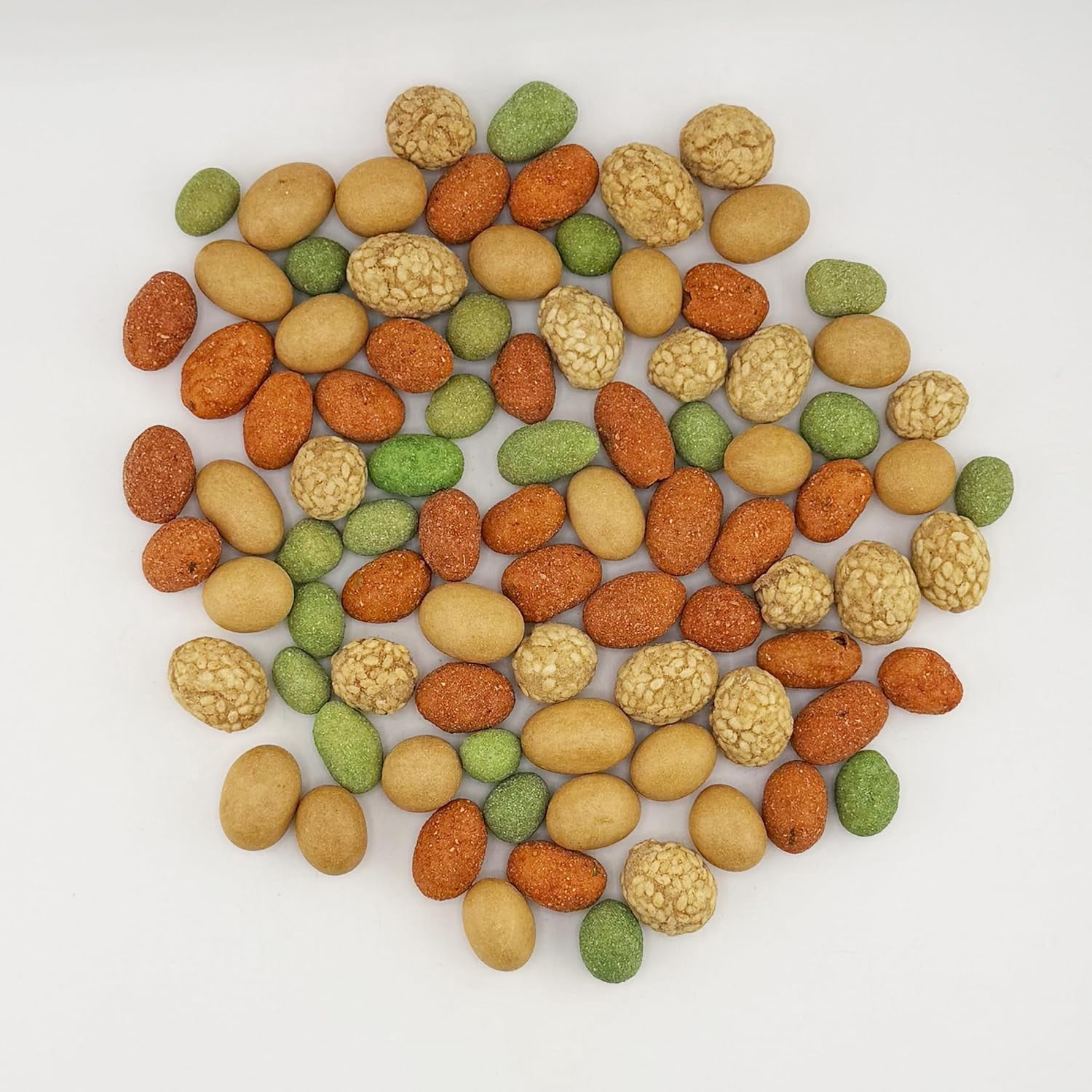 FirstChoiceCandy Dragon Mix Crunchy Peanut, Coated Peanut Variety Mix – Cajun, Sesame, Wasabi & Japanese Style Crunchy Peanut Snack, ( 4 oz ( Pack Of 12)