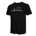 thumbnail image 4 of Camiseta de Cuello En V Estampado Casual Verano Hombre Ropa S, 4 of 9