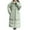 Green, variant on ZRGHAOYLQ Puffer Jacket Womens Women Long Winter Coats with Hood Warm Pocketed Outwear Coat Windproof Full Zip Down Jackets Solid Quilted Overcoat Thermal Warm Up Parka Jacket