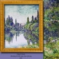 thumbnail image 2 of 3S Brother's World Classic Art Masterpiece Curtain Series Claude Monet - Morning On The Seine Room Darkening Décor Single Curtain Panel Made in Turkey (52"Wx108"L), 2 of 6