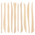 thumbnail image 1 of SHISUYAN 10pcs Clay Modeling and Carving Kit Wooden Clay Sculpture Tools for Pottery Craftwork, 1 of 8