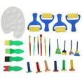 thumbnail image 3 of Kids Graffiti Brushes, Sponge Paint Brush Set Convenient Practical Exquisite Patterns  for Christmas Thanksgiving Birthday, Children's Gifts for Children, 3 of 8