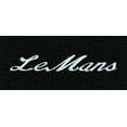 thumbnail image 3 of 1978-1981 Pontiac LeMans Floor Mat 4pc (FM46F FM18R) 7295 Medium Doeskin Cutpile with Logo #318 Lemans in 1842 Royal / Blue Thread, 3 of 4