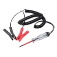 thumbnail image 4 of Probador de circuito automotriz, herramienta de eléctrico de pluma de prueba eléctrica de 6-24V, luz de prueba con cable de resorte extendido, 4 of 8