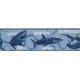 Différents Types de Requins Bleu Papier Peint Bordure pour les Enfants, Rouleau 15' x 7'' – image 2 sur 3