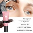 thumbnail image 1 of Crema colorante para teñir cejas, crema colorante natural para teñir cejas, resistente al agua, a prueba de sudor, de secado rápido, semipermanente, máscara para teñir cejas, 1 of 2