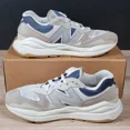 thumbnail image 2 of New Balance 57/40 Shoes Men Size 10.5 White Beige Blue Running Athletic M5740CCD, 2 of 6
