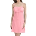 thumbnail image 1 of AWZXDE Nuisette Simple Fraîche Unie Grande Taille avec Soutien-Gorge Intégré Mode Rose,P, 1 of 8