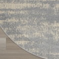 thumbnail image 5 of Nourison Essentials Indoor/Outdoor Grey/Beige 4' x round Area Rug, (4 Round), 5 of 9