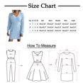 thumbnail image 5 of CAICJ98 Dresses for Women 2023 Womens Turtleneck Oversized Sweater Dress Ribbed Knit Long Sleeve Soft Pullover Mini Dress Blue,S, 5 of 5