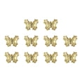 thumbnail image 1 of dianhelloya Nail Art Supplies 10Pcs Nail Art Decor Three-dimensional Shiny Glitter Sparkling DIY Mini Nail Accessories Fake Crystal Butterfly Nail Charm Manicurist Supply, 1 of 7