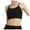 Black, variant on Xfvqtps Sports Bra for Women Racerback Spaghetti Strap Solid Color Elastic Yoga Workout Crop Tank Top Black