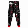 thumbnail image 5 of NOLDARES 2Pcs Toddler Baby Boy Clothes Set Long Sleeve Graphic Round Neck Sweatshirt Top Jogger Pants Soft Casual Winter Outfits Size:5-6 Y,Red, 5 of 8