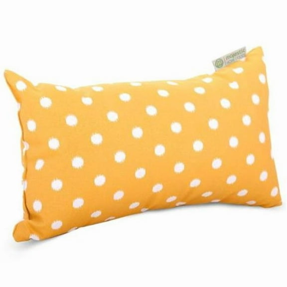 Majestic Home Citrus Ikat Dot Small Pillow
