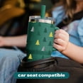 thumbnail image 3 of YAYA My First Travel Tumbler for Preschool & Kids 3+, Insulated Stainless Steel Tumbler with Reusable Silicone Straw & Spill-Proof Lid, Cup Holder Compatible, BPA-Free, 12oz, Christmas Tree, 3 of 7