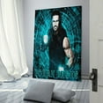 thumbnail image 3 of Roman Reigns Poster, Canvas Wall Hanging Art Painting, Artwork Print for Home Decor Bedroom Living Room Dorm, Frame, 3 of 8