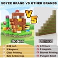 thumbnail image 4 of Juego de construcción de bloques magnéticos - Cubos sensoriales de Minecraft para niños y niñas | Las mejores ideas de regalo para niños de 3 a 12 años, 4 of 8
