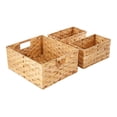 thumbnail image 2 of Cestas Mainstays Organizadoras de Fibras Naturales Café 3 Piezas, 2 of 4